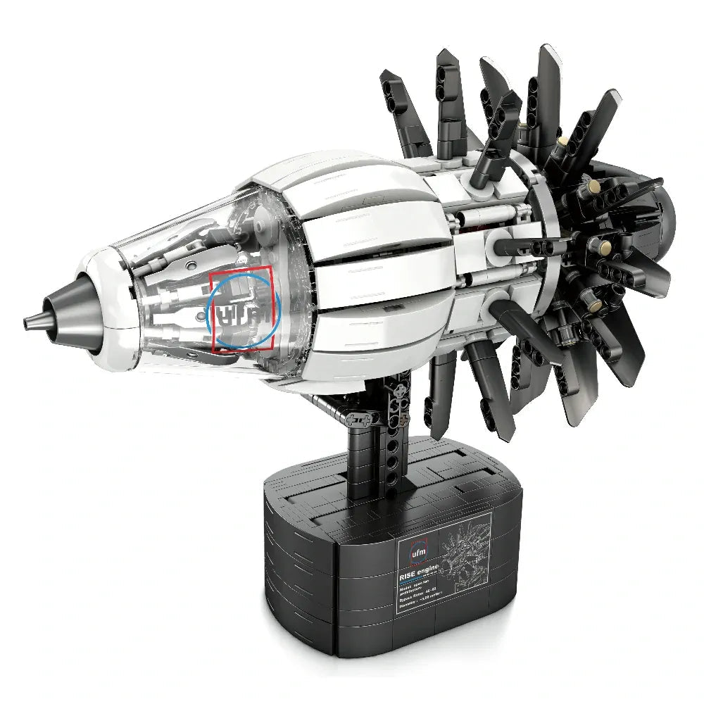 Reobrix 33018 - High-Bypass Turbofan Engine - vue 2 | Power Blockz