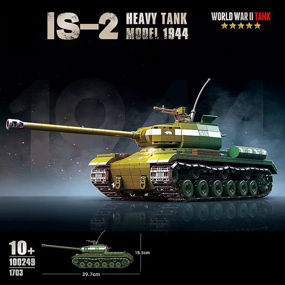 Quanguan 100249 - IS-2 heavy tank - vue 2 | Power Blockz