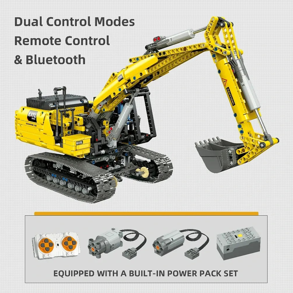 JIESTAR 57023 - Crawler Excavator - vue 3 | Power Blockz