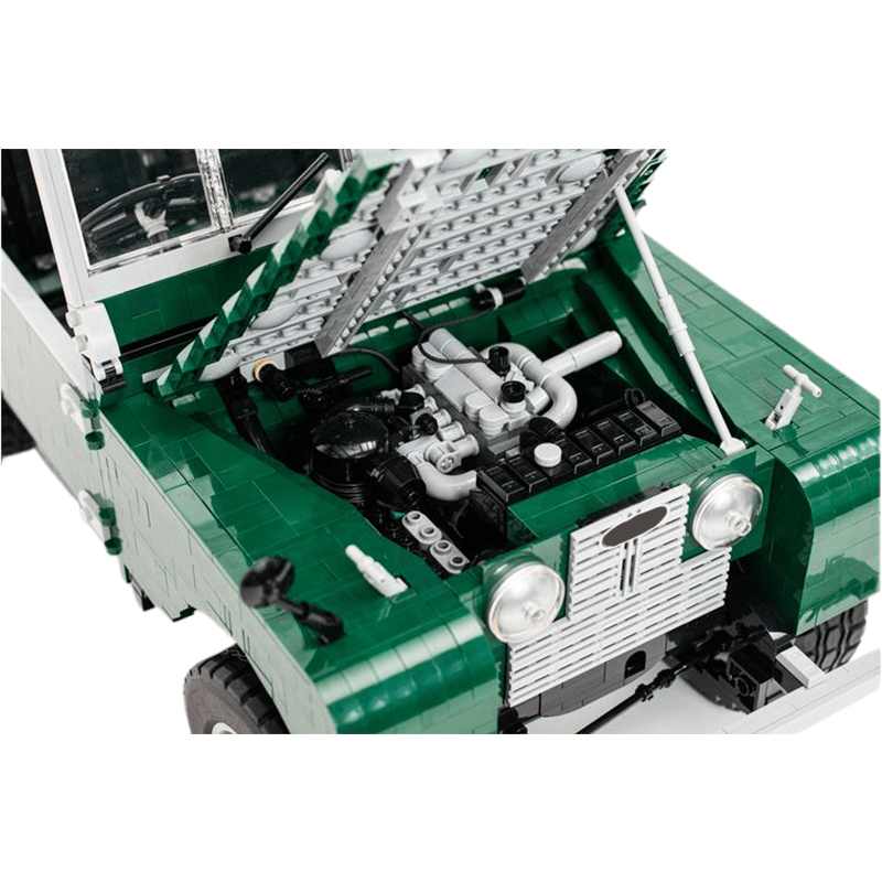 Gobricks MOC-91183 - Classic British SUV - vue 6 | Power Blockz