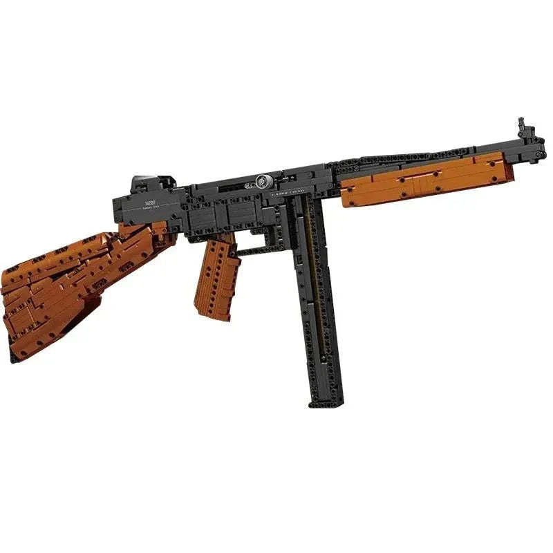 Mould King 14022 - Military Thompson Sub Machine | Power Blockz