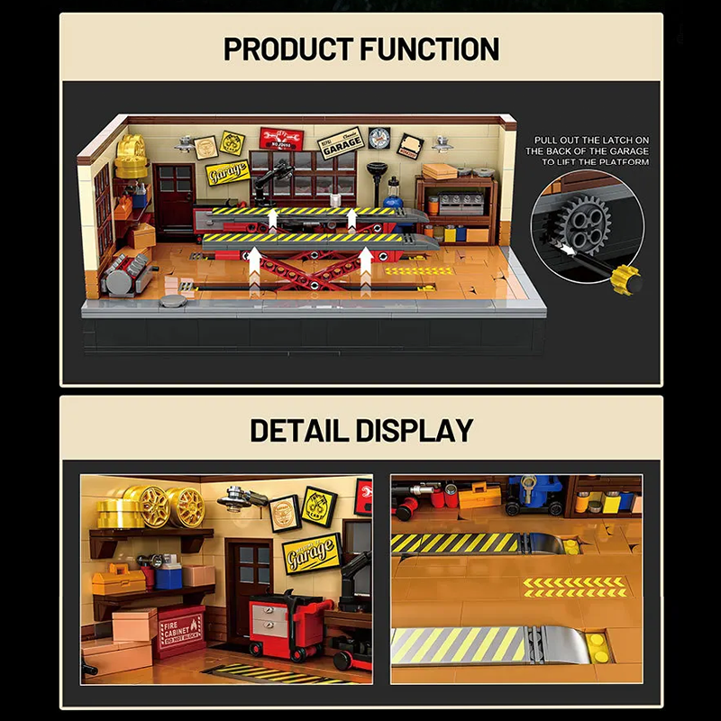 Small Angle JD098 - Vintage Auto Garage - vue 5 | Power Blockz
