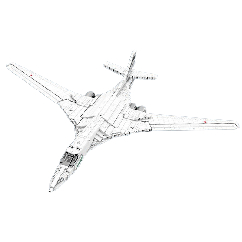 Reobrix 33036 - TU-160 Strategic Bomber - vue 5 | Power Blockz