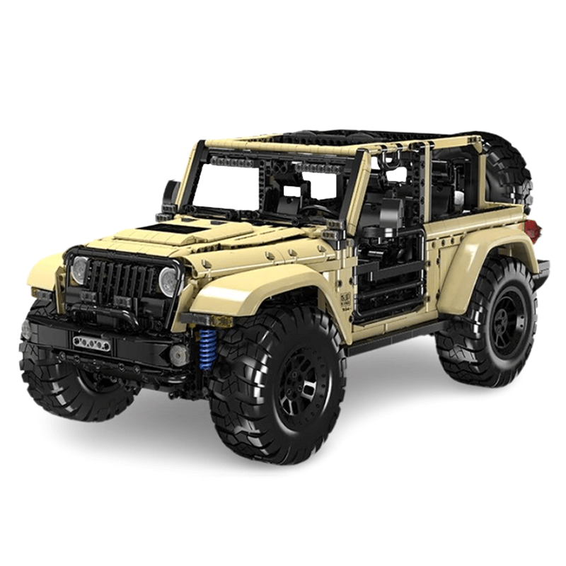 Mould King 13184 - All-Terrain Wrangler Sahara 4x4 - vue 2 | Power Blockz