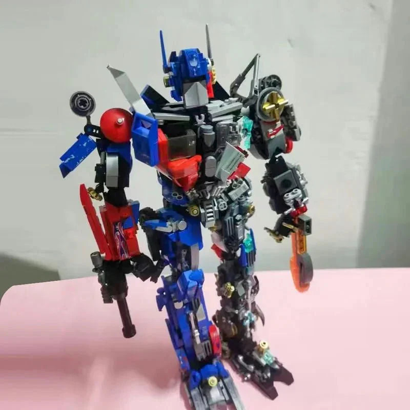 LW 7038 - Optimus Prime Mecha Justice Robot Bricks Toy - vue 6 | Power Blockz