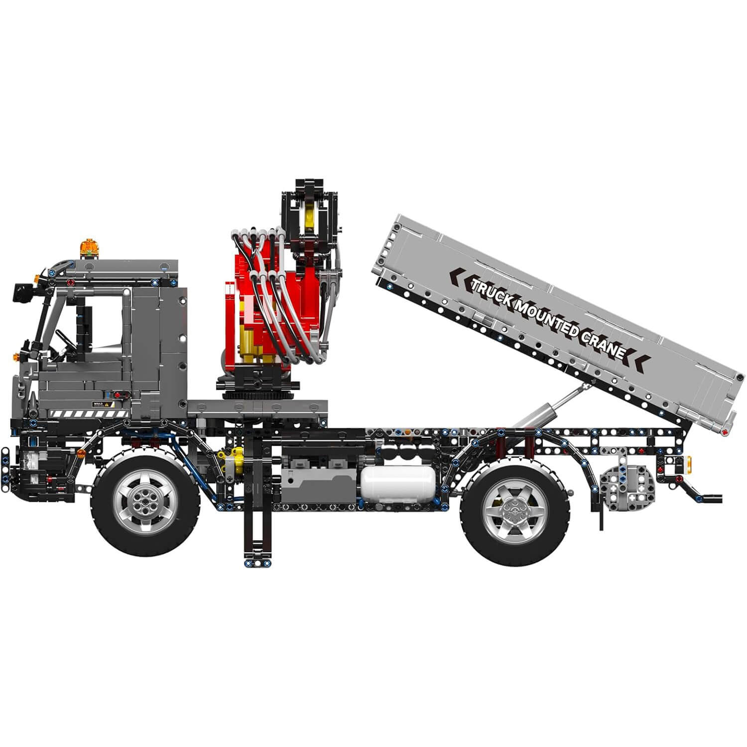 Mould King 19016 - Motorized Truck-Mounted Crane - vue 5 | Power Blockz