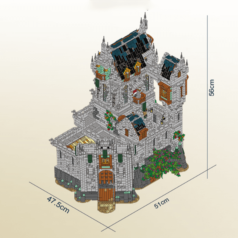 Mork 033010 - European Medieval Castle - vue 9 | Power Blockz