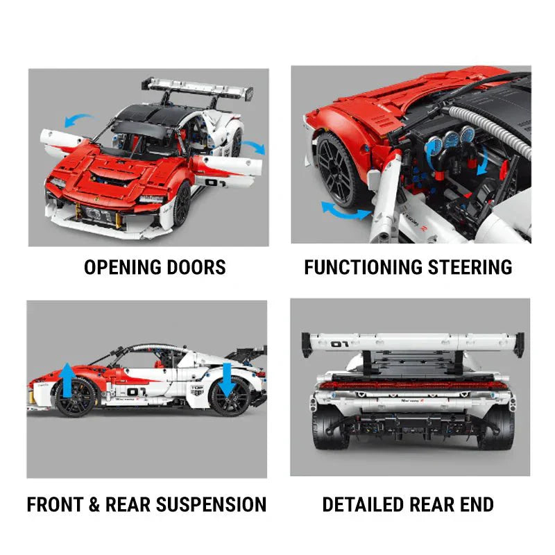 Jiestar JD009 - Static Version - Electric GT Concept Racer - vue 4 | Power Blockz