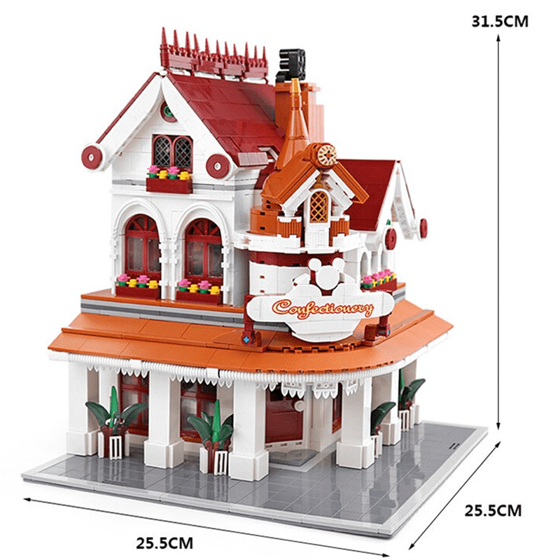 Mould King 11003 - The Sweet Shop - vue 4 | Power Blockz