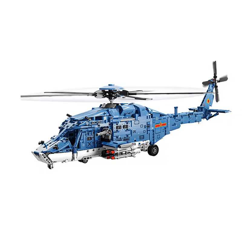 GOQI 3052 - Tactical Gunship Helicopter | Power Blockz