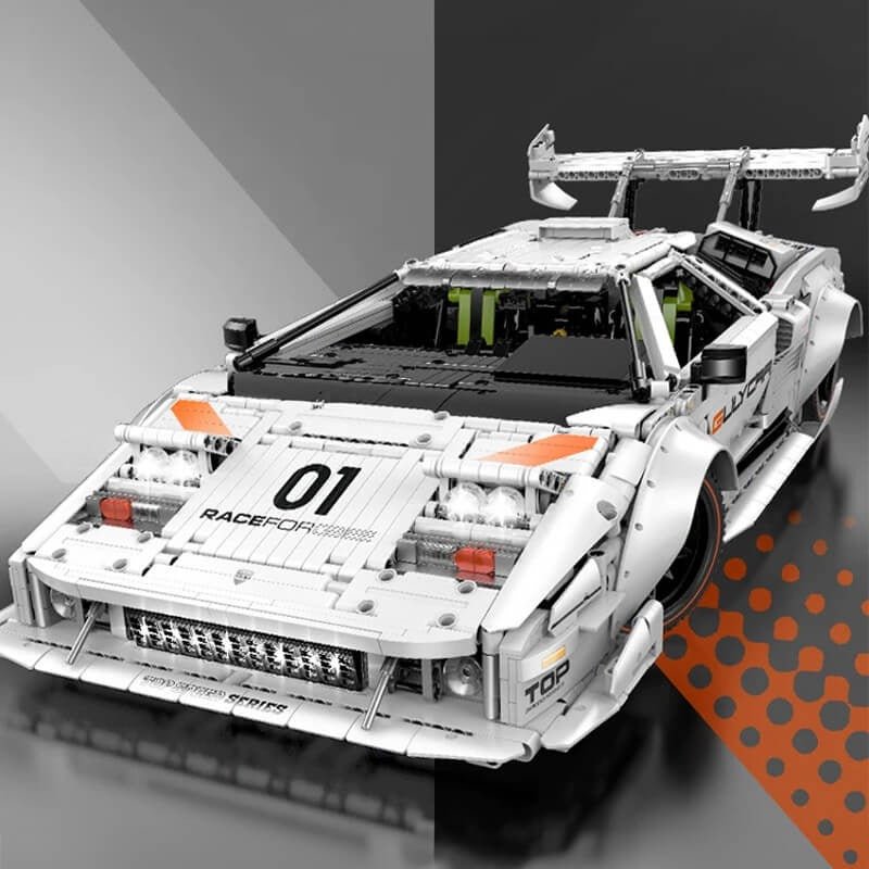 Guly 10649 - Static Version - Twin-Turbo LP5000 Supercar - vue 8 | Power Blockz