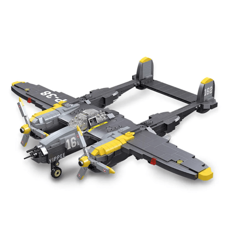 Jiestar 60146 - P-38 Lightning Fighter | Power Blockz