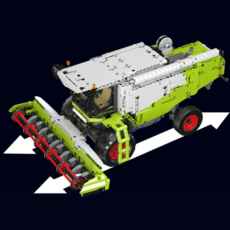 Mould King 17014 - RC Combine Harvester - vue 2 | Power Blockz