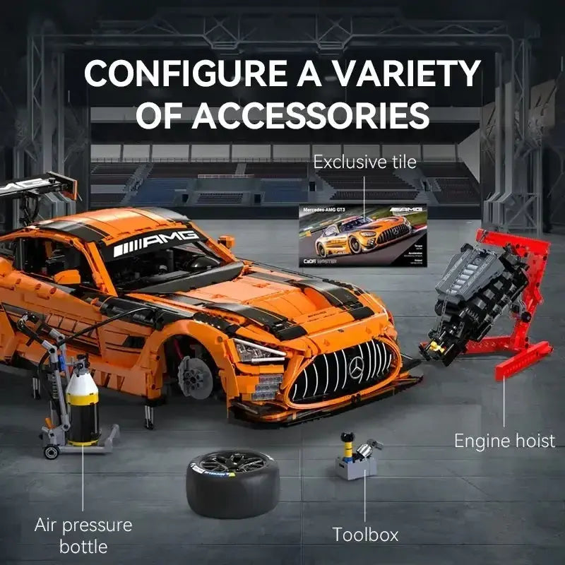 C64008W - Mercedes AMG GT Black Series - vue 8 | Power Blockz