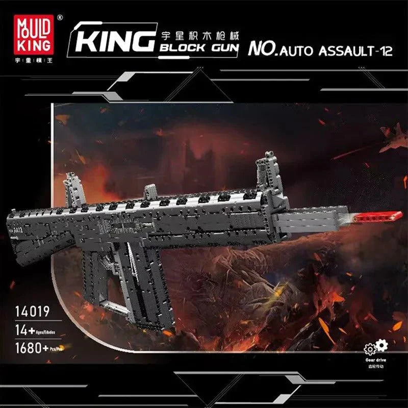 Mould King 14019 - Motorized MPSAA-12 - vue 2 | Power Blockz