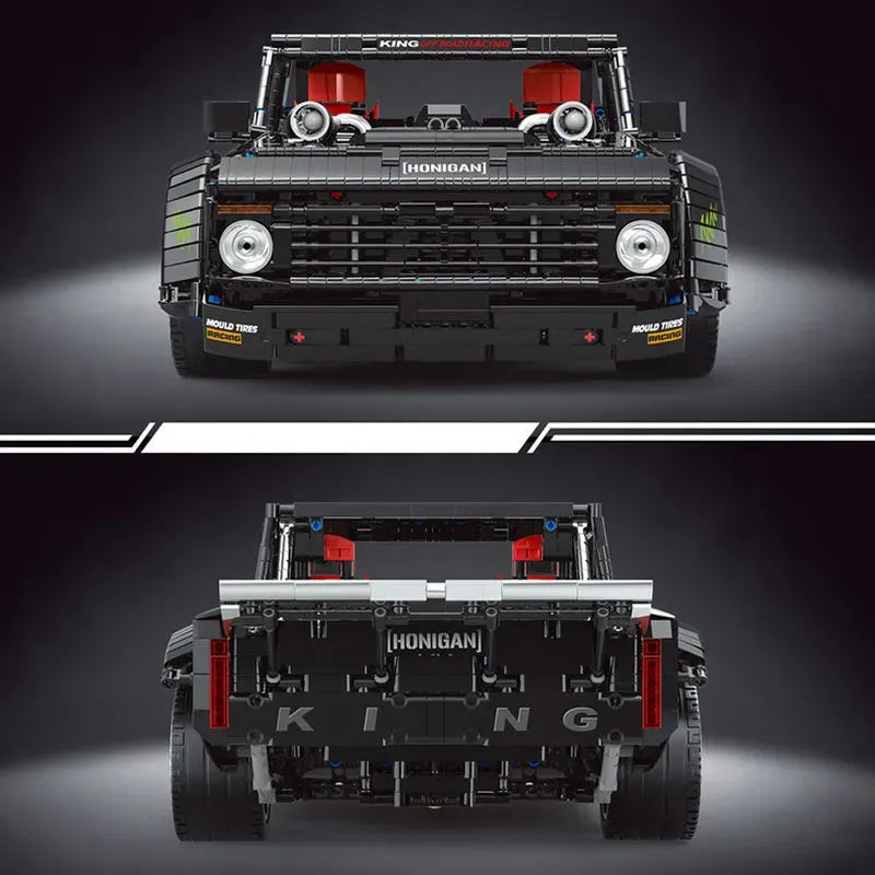 Mould King 13082 - Static - Twin-Turbo F150 Drift Pickup - vue 6 | Power Blockz
