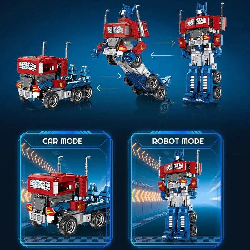 Movie Ideas Transform Optimus Prime Robot Bricks Toy | 928pcs - Movie Ideas Transform Optimus Prime Robot Bricks Toy - vue 8 | Power Blockz