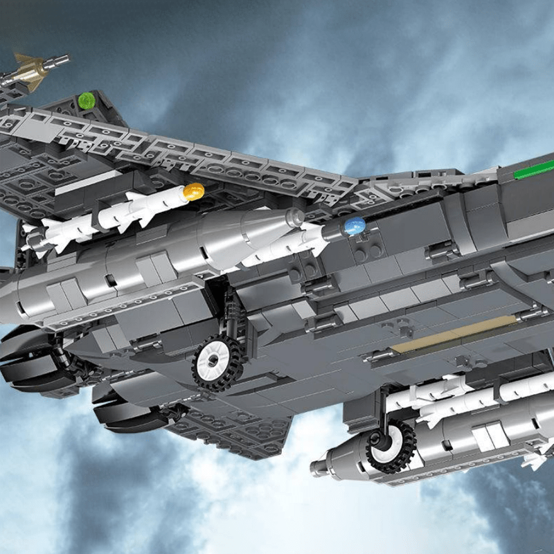 Jiestar 61051 - J-31 Stealth Fighter - vue 3 | Power Blockz