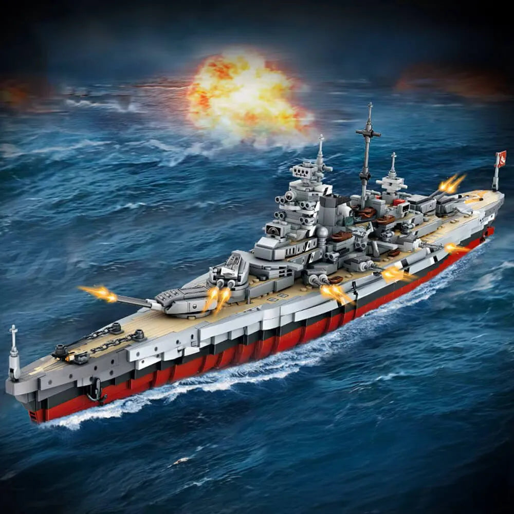 Forange FC4207 - Royal Navy Queen Elizabeth Battleship - vue 2 | Power Blockz