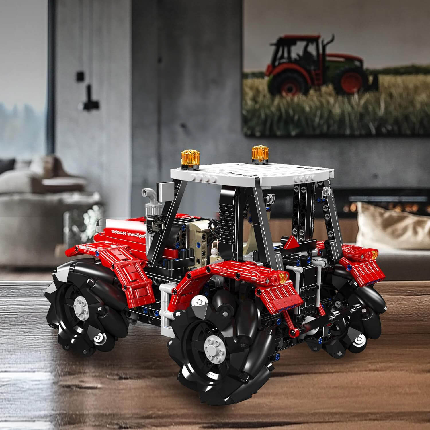 Mould King 18037 - Agricultural Tractor Remote Control - vue 6 | Power Blockz