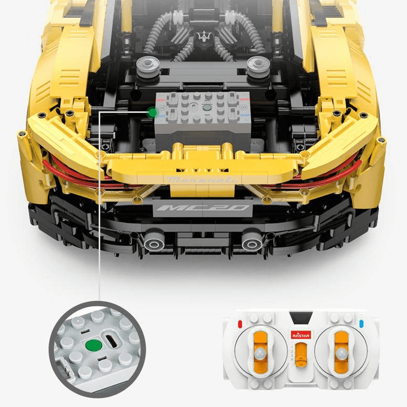Rastar 93500 - Static Version - Maserati MC20 - vue 15 | Power Blockz