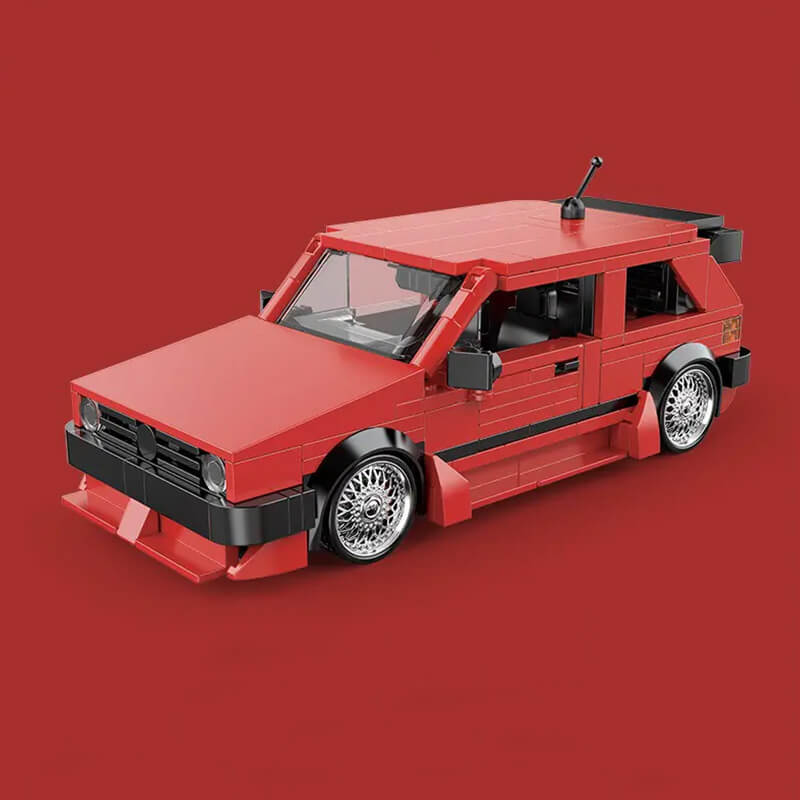 Power Build PB8839 - Classic Retro Golf MKII Hatchback - vue 5 | Power Blockz