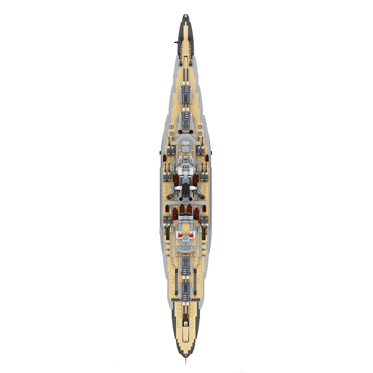 Forange FC4207 - Royal Navy Queen Elizabeth Battleship - vue 10 | Power Blockz