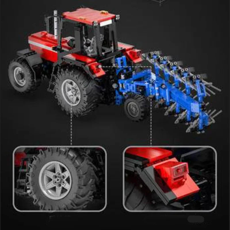 CaDa C61052W - RC Plowing Tractor - vue 8 | Power Blockz