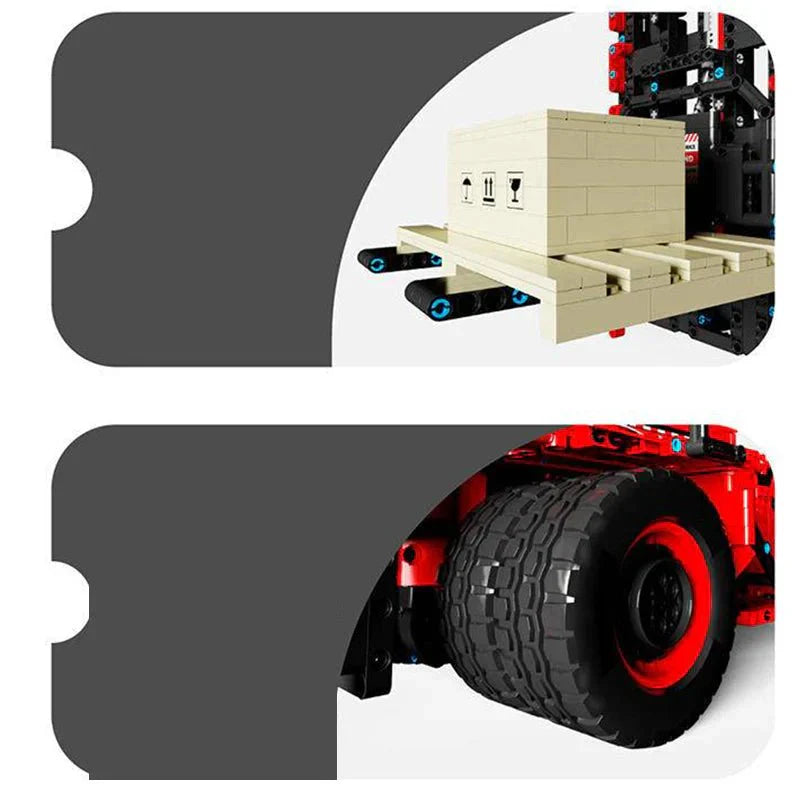 ShineYU YC-22012 - RC Heavy-Duty Forklift - vue 7 | Power Blockz