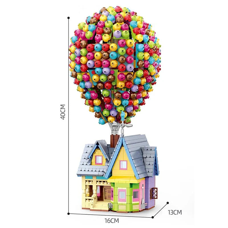 GULY 60503 - Flying Balloons House - vue 2 | Power Blockz