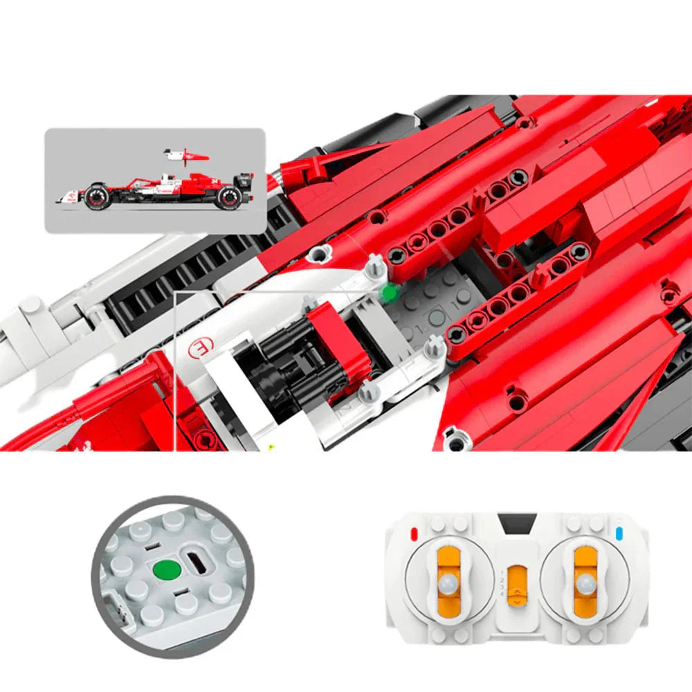 Rastar 94400 - Static Version - Official 2022 Alfa Romeo F1 - vue 15 | Power Blockz