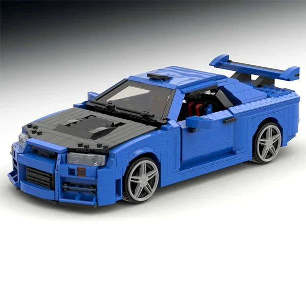 Sembo SY0001 - JDM Twin-Turbo Street Beast R34 - vue 8 | Power Blockz