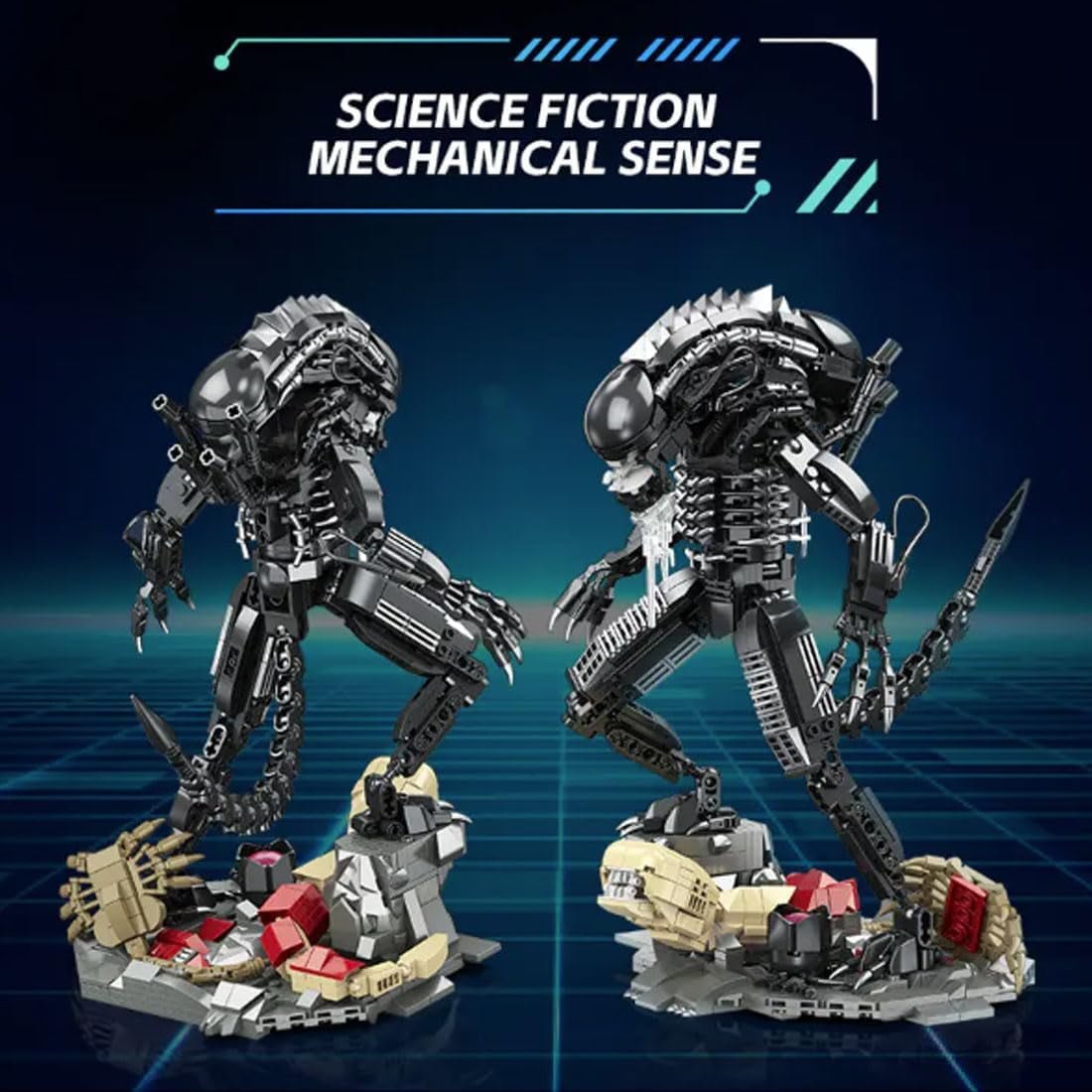 Jiestar JJ9154 - Alien Xenomorph - vue 2 | Power Blockz