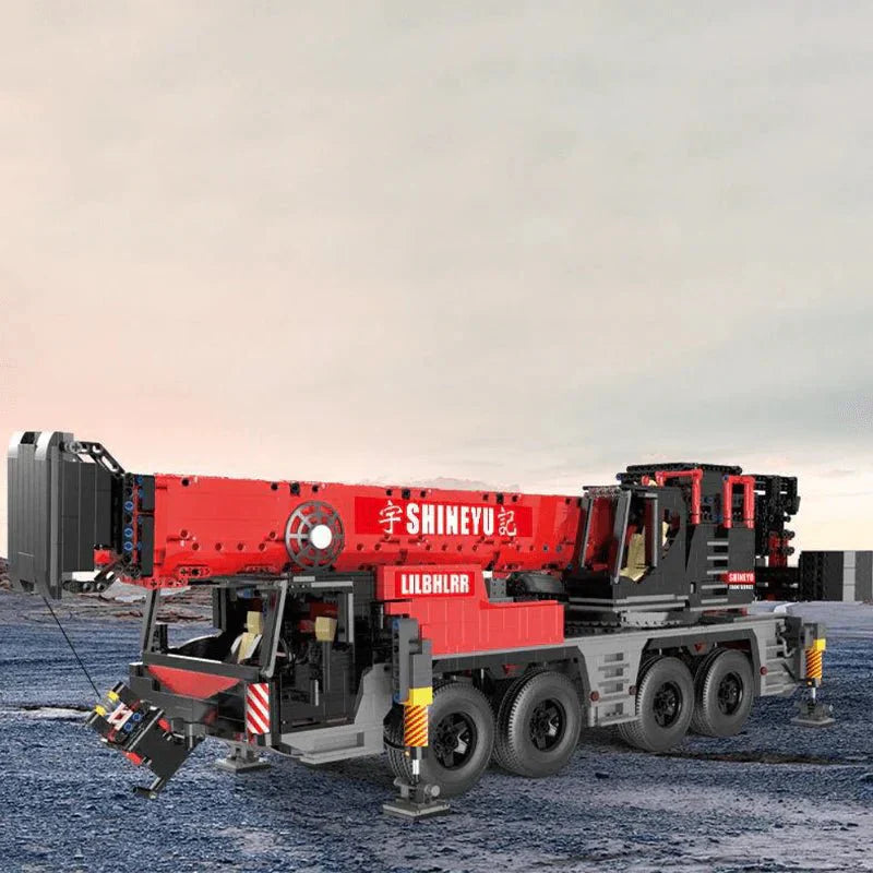 Mould King 17003 - RC Mobile Crane - vue 6 | Power Blockz