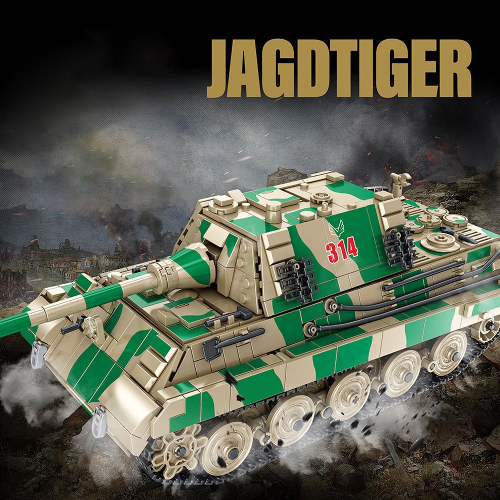 Panlos 632017 - Tiger Heavy Armored Tank - vue 3 | Power Blockz