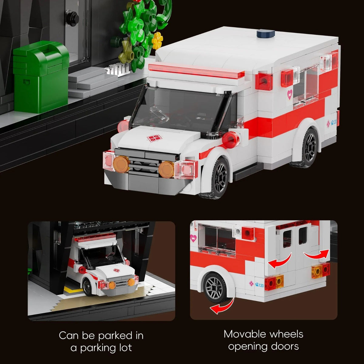 Xbert 66178 - City Hospital Building - vue 4 | Power Blockz