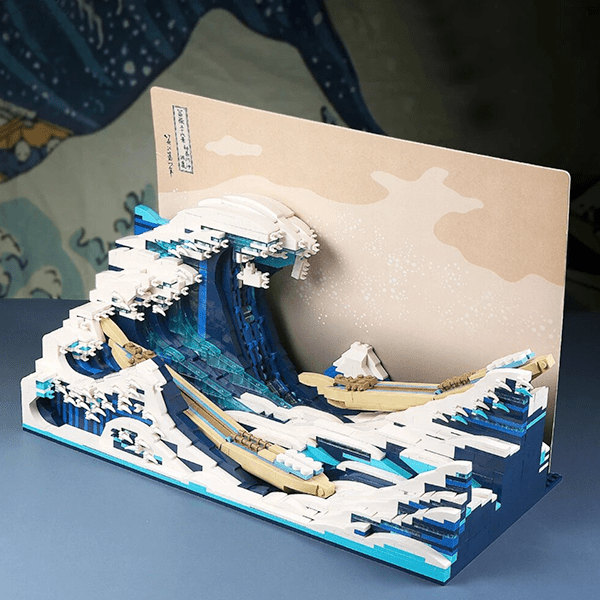 DK 3003 - The Great Wave off Kanagawa - vue 5 | Power Blockz