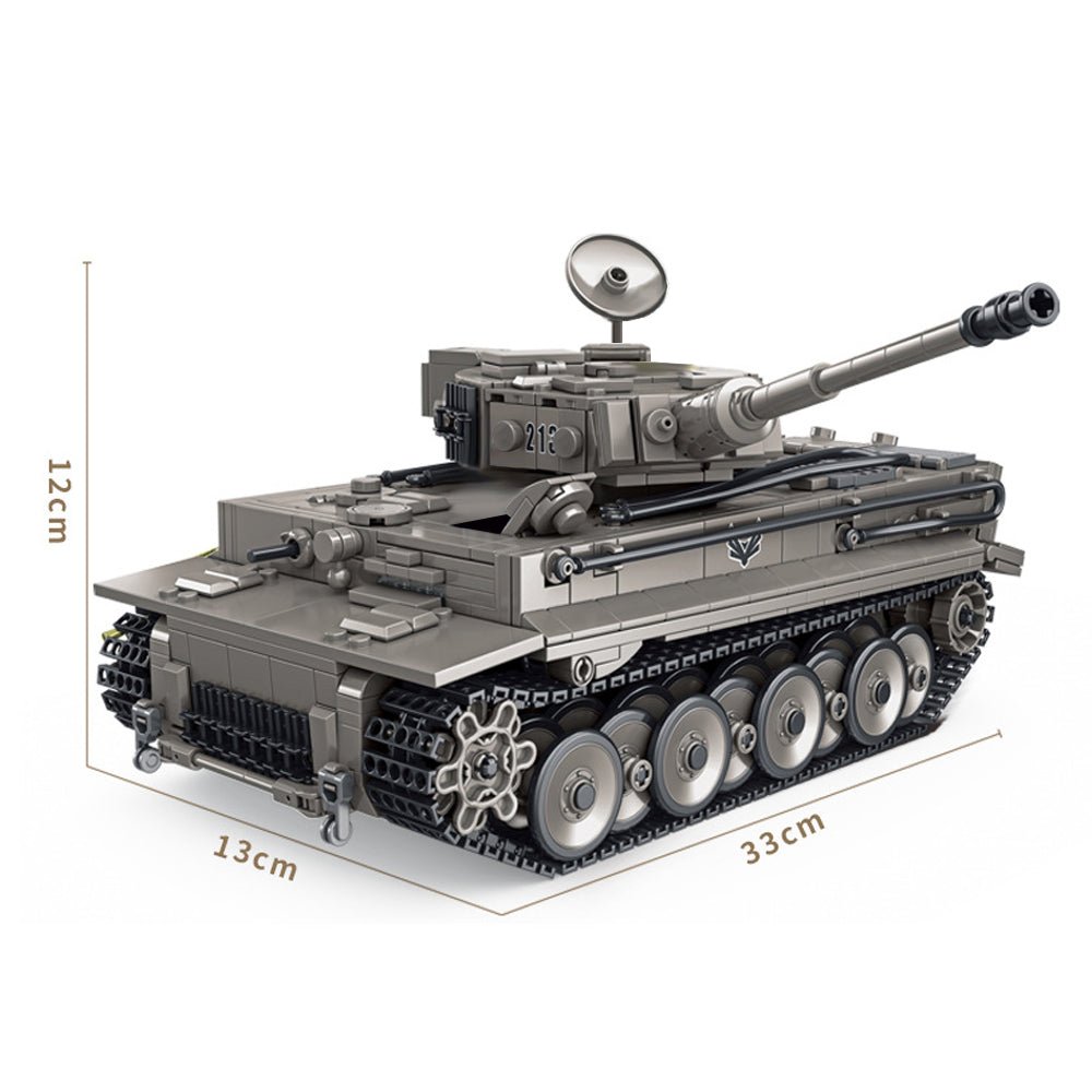 CaDa C61071 - Tiger Heavy Tank - vue 2 | Power Blockz