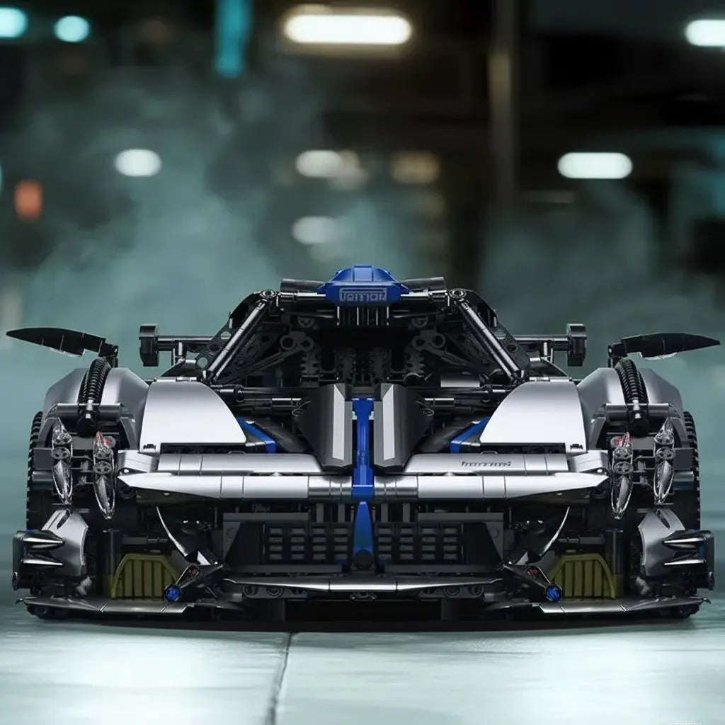 Toylinx 3526 Static Version - Italian Aero Hypercar Ultimo 2021 - vue 6 | Power Blockz