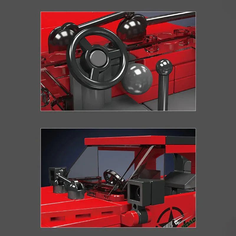 Mould King 27058 - Mini Trail 4x4 - vue 5 | Power Blockz