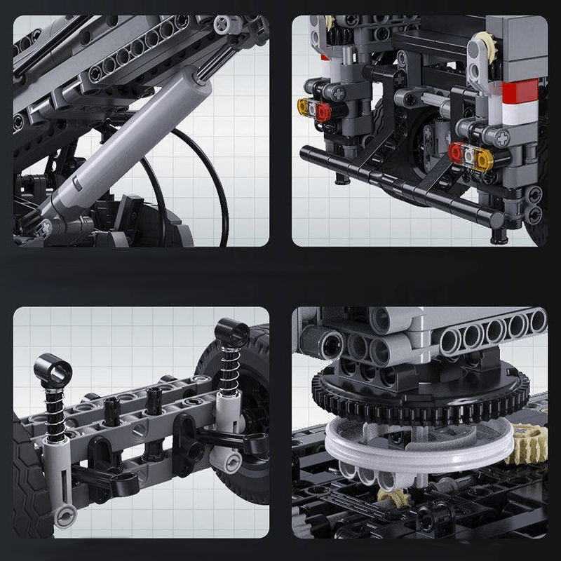 CaDa C61507W - Static Version - Mobile Crane Truck - vue 9 | Power Blockz