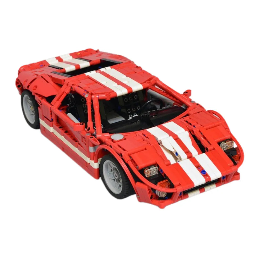 MOC-113244 - GT40 Iconic American Supercar - vue 2 | Power Blockz