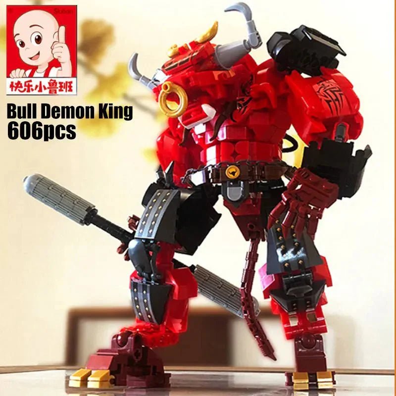 Transformers Bull Demon Mecha Warrior Bricks Toy | 606pcs - Transformers Bull Demon Mecha Warrior Bricks Toy - vue 6 | Power Blockz