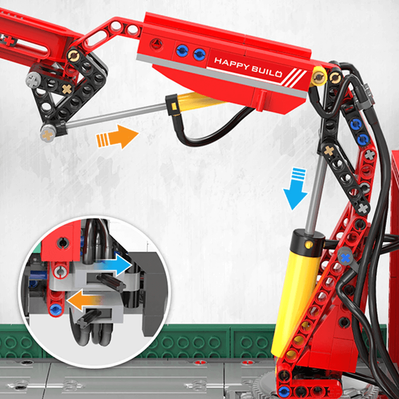 YC-GC007 - Truck With Crane Remote Control - vue 8 | Power Blockz
