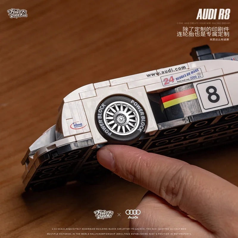 Power Build PB8813 - Le Mans Prototype V8 Racer - vue 2 | Power Blockz