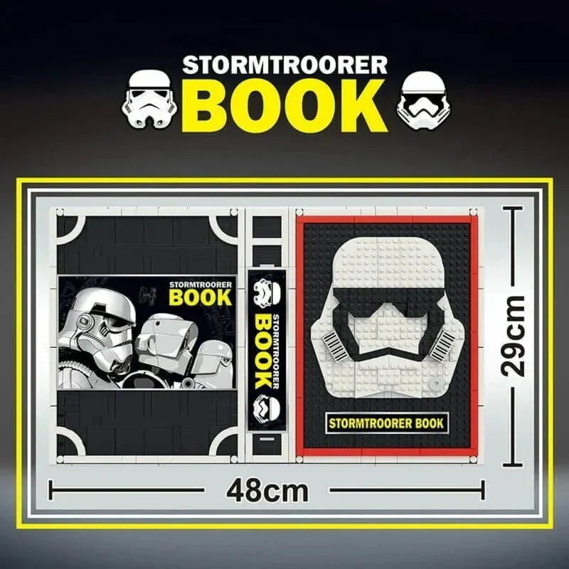 Power Blockz MOC 13003 - Star Wars Stormtrooper Book Bricks Toy - vue 7 | Power Blockz