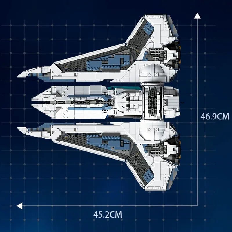 BaKa 33918 - Interstellar Starfighter - vue 9 | Power Blockz
