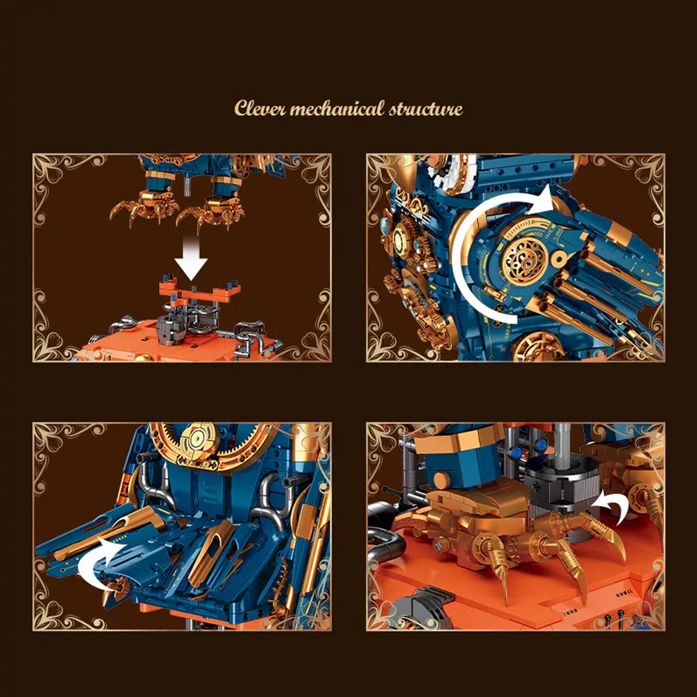 Jiestar J9171 - Steampunk Owl Creator - vue 5 | Power Blockz