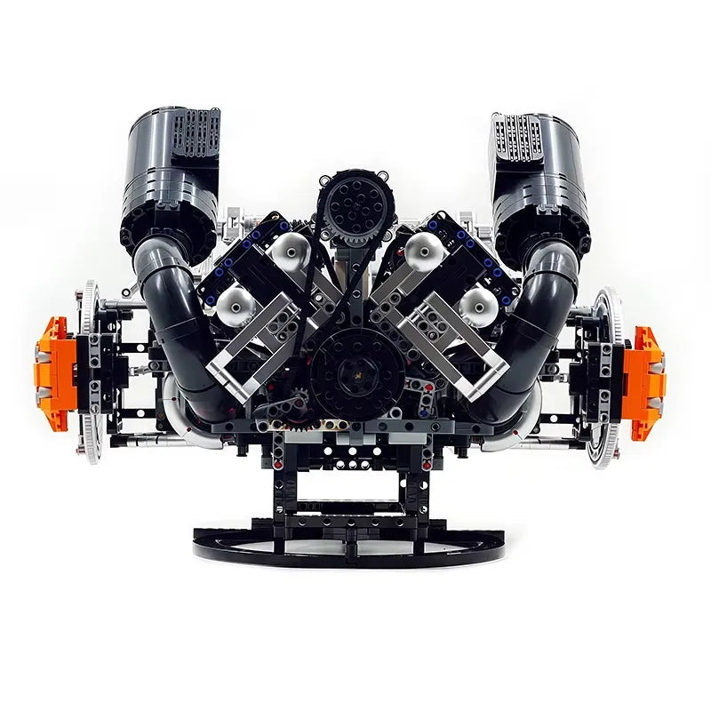 Mould King 10248 - Functional 5L V8 Engine & Powertrain - vue 3 | Power Blockz