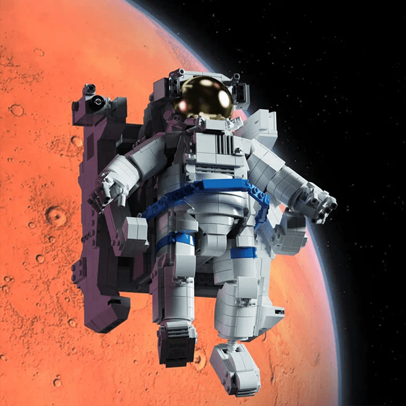 QIZHILE 90022 - Astronaut - vue 5 | Power Blockz